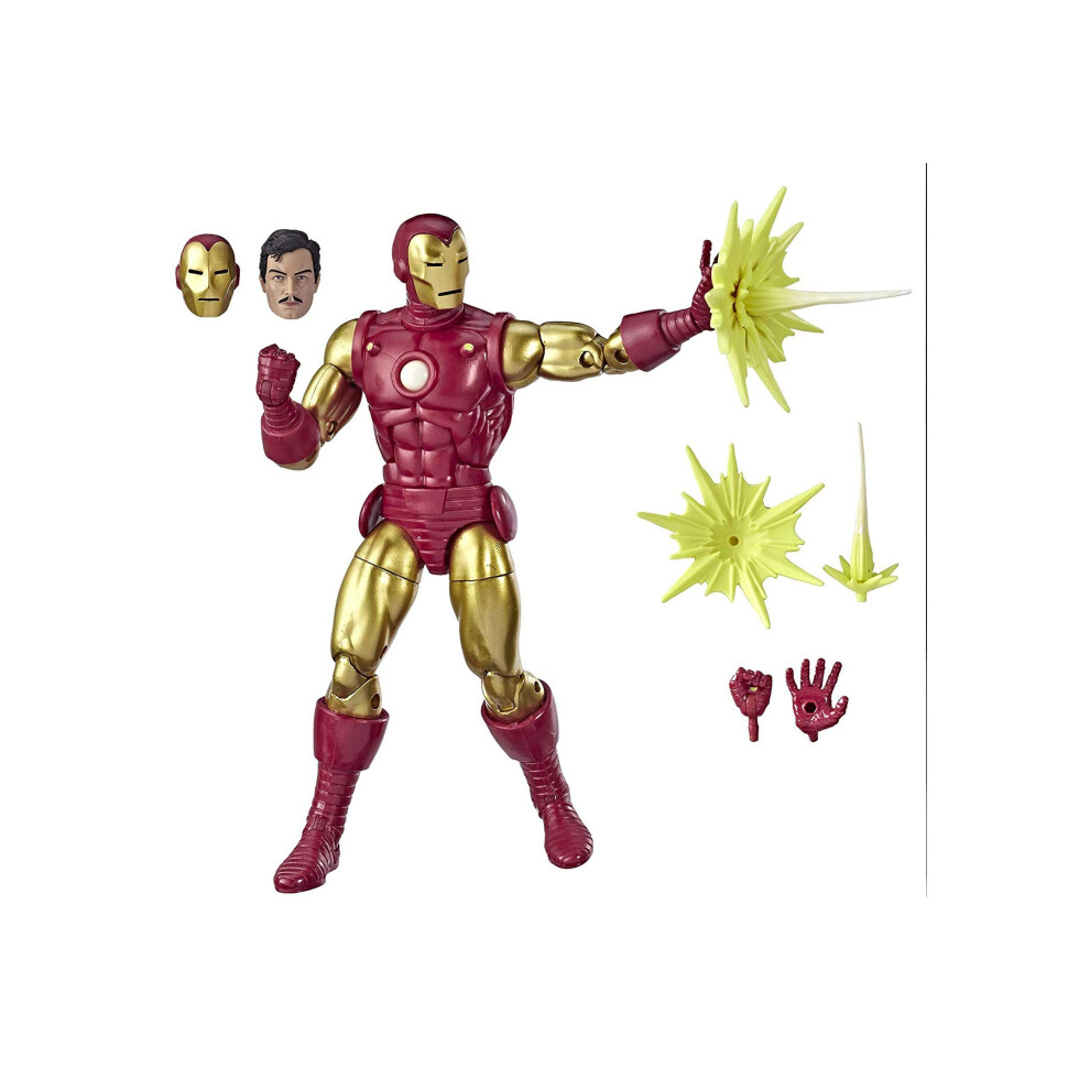 Marvel Comics 80th Anniversary Legends Series 6""-Scale Vintage Comic-Inspired Iron Man