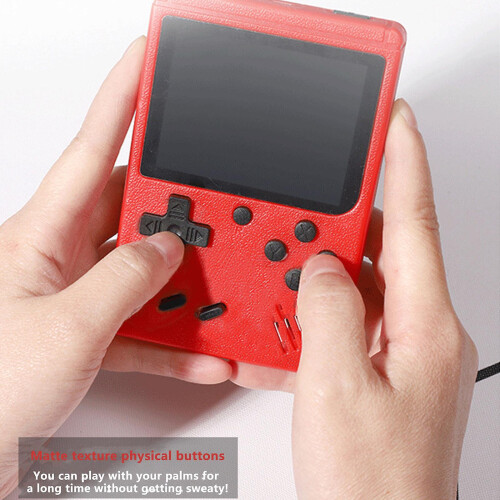 (Red) 400 Games In 1 Device, Tinytendo Handheld Console, Gametendo - Over 400 Nostalgic Games 1