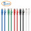 Cable Matters Cable Matters 10Gbps 5-Color Combo Snagless Short Cat 6 Ethernet Cable 7 ft (Cat 6 Cable  Cat6 Cable  Internet Cable  Network Cable) 2