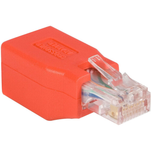 StarTech.com StarTech.com Cat6 Cable - Cat6 Crossover Adapter - GbE - Red - Ethernet Network Cable (C6CROSSOVER)