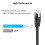 Yauhody CAT 6 Ethernet Cable 10ft 6-Pack Black  High Speed Solid Flat CAT6 Gigabit Internet Network LAN Patch Cords  Bare Copper Snagless RJ 2
