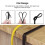 Yauhody CAT 6 Ethernet Cable 10ft 6-Pack Black  High Speed Solid Flat CAT6 Gigabit Internet Network LAN Patch Cords  Bare Copper Snagless RJ 5