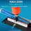 Rapink Patch Panel 24 Port Cat6 10G Support  Network Patch Panel UTP 19-Inch  Wallmount or Rackmount 1U Ethernet Patch Panel Punch Down Bloc 3