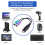UCEC PS/2 to USB Adapter Converter for PS2 Keyboard Mouse 2