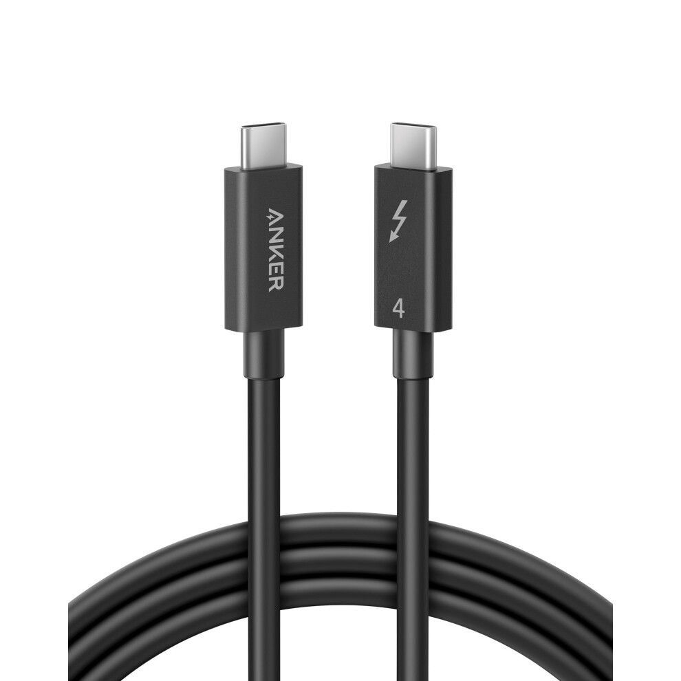 Anker Thunderbolt 4 Certified Cable  6.6 ft USB-C to USB-C Cable with 100W Charging  Supports 8K Display and 40 Gbps Data Transfer  for iPho