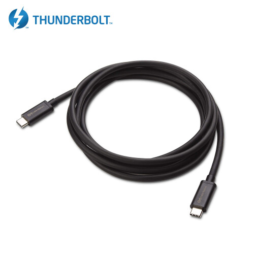 Cable Matters Cable Matters [Intel Certified] 20Gbps Thunderbolt 3 Cable 6.6 Feet (USB C Thunderbolt Cable) in Black Supporting 100W Charging 1
