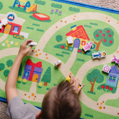 Melissa & Doug Melissa & Doug FFP Blues Clues Activity Rug 1