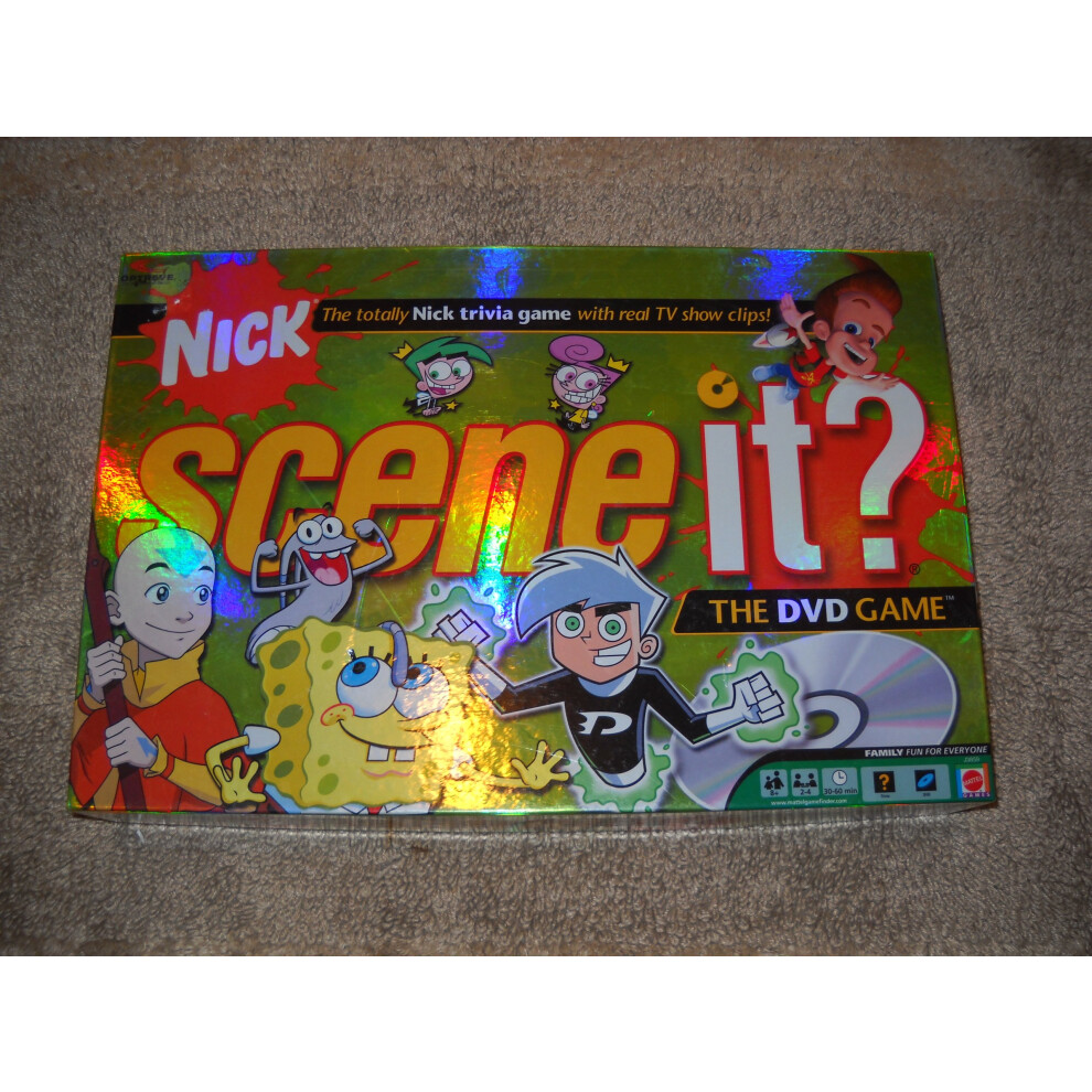 Mattel Scene It? Nickelodeon DVD Board Game