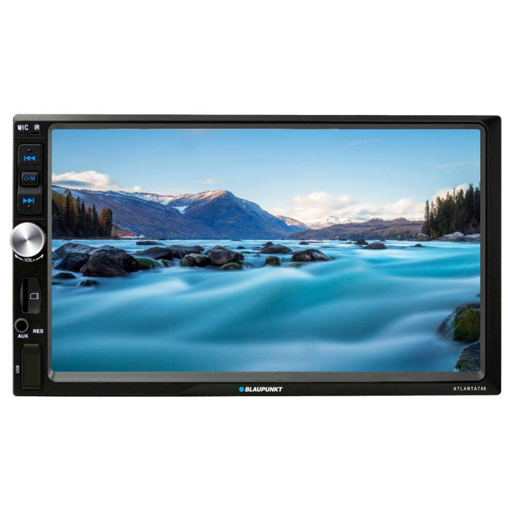 Blaupunkt Atlanta 740 2 DIN 7"" Touchscreen LCD USB Bluetooth Car Stereo Digital Media Receiver