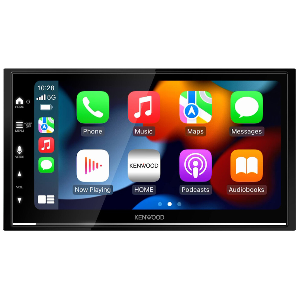 KENWOOD DMX7709S 6.8-Inch Capacitive Touch Screen  Car Stereo  CarPlay and Android Auto  Bluetooth  AM/FM Radio  MP3 Player  USB Port  Doubl