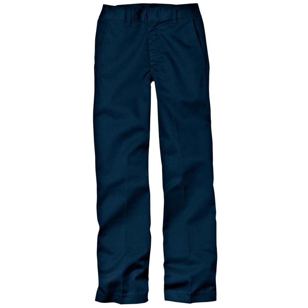 Dickies Little Boys' Classic Flat Front Pant Dark Navy 12 Regular