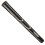 JumboMax 1er Pack Tour Series Golfgriffe - Schwarz mit Silber Trim Std Oversize (SO) (+ 1/16) 1