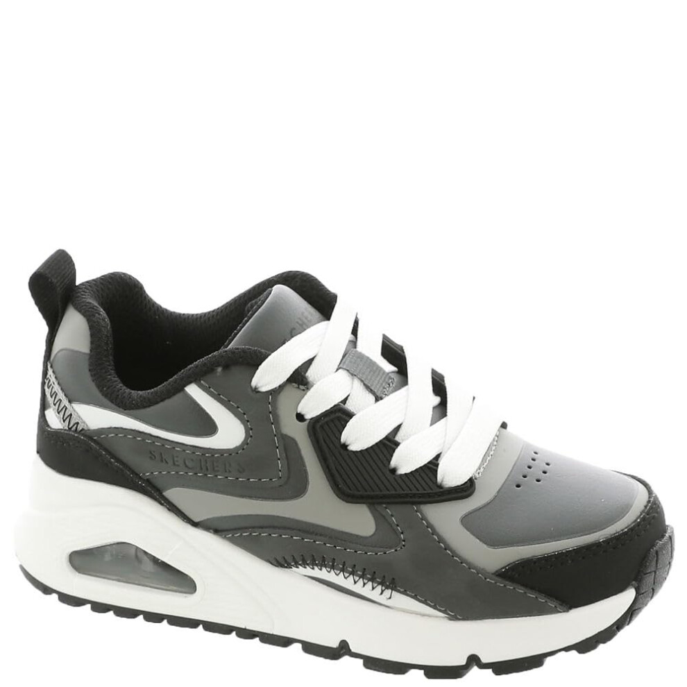 Skechers Boy's UNO GEN1-COLOR Surge Sneaker  Grey/Black  6 Big Kid