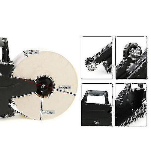 Plastic Drywall Tape Tool with Reversible Inside Corner Roller   Right   Left Dual Operation 2