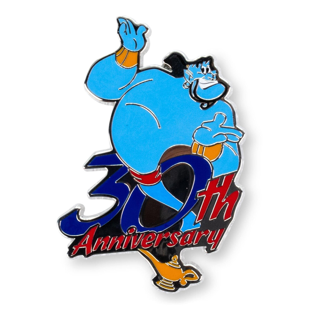 Disney Aladdin 30th Anniversary Genie Limited Edition Enamel Pin | Exclusive | Metal Brooch Badge Accessories For Wearing On Backpacks  Clot