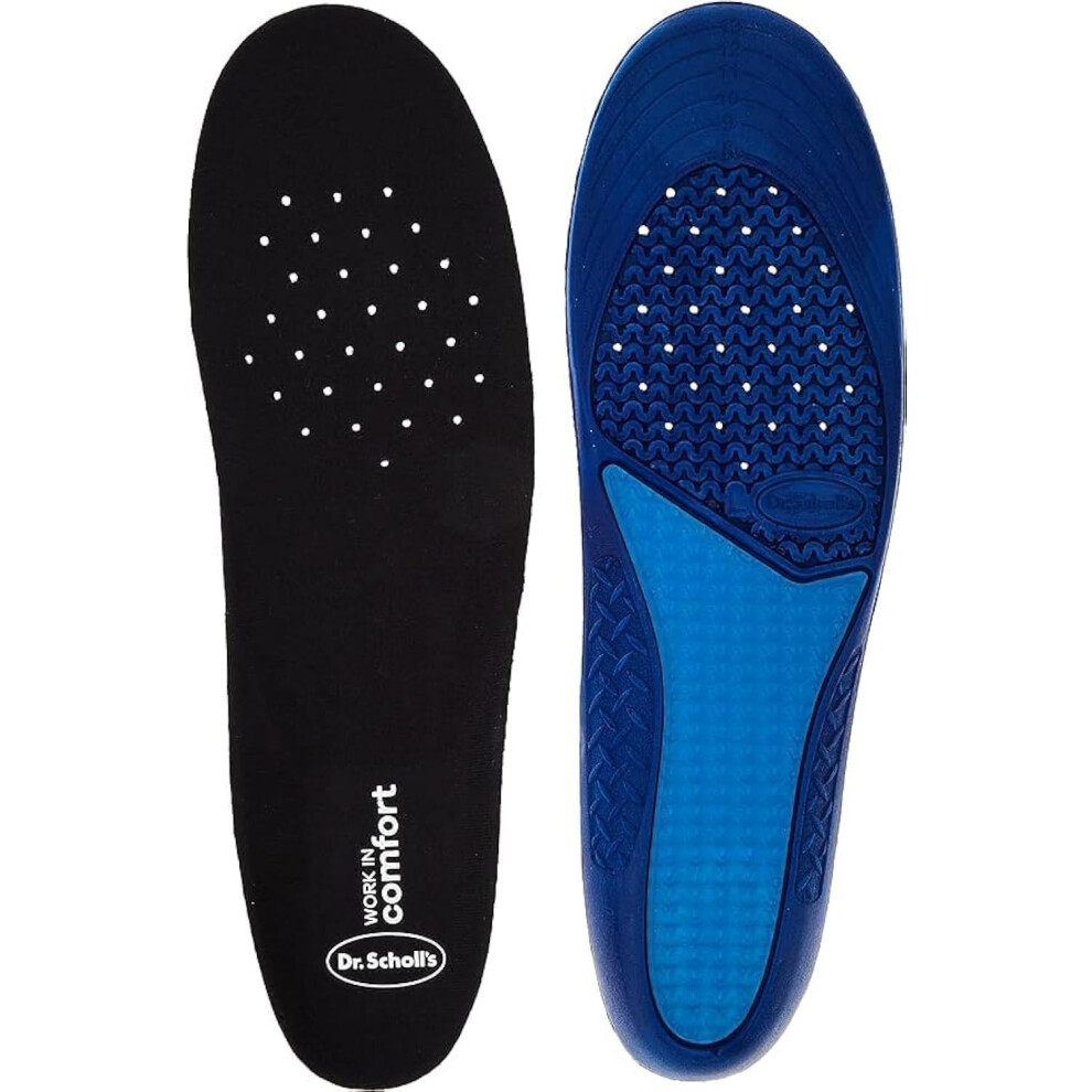 Dr. Scholl's Memory Fit Plus Massaging Gel  Comfort Insoles  Memory Foam & Gel  All-Day Comfort  Arch Support  Distributes Pressure  Shock A