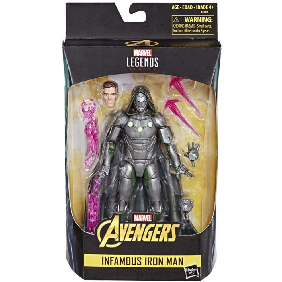 Marvel Legends Avengers Infamous Iron Man Collectible Figure