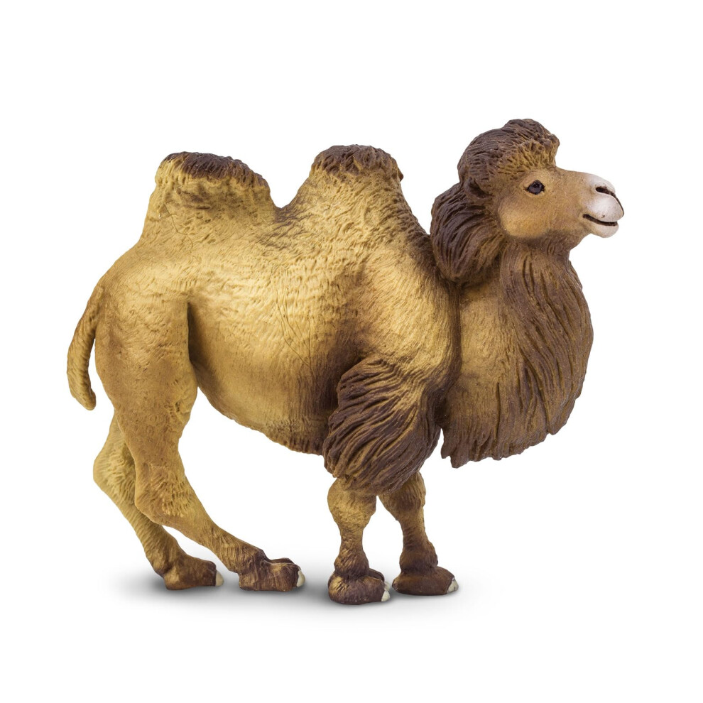 Safari Ltd. Bactrian Camel Figurine - Realistic 4.25"" Wildlife Figure - Educational Toy for Boys  Girls  and Kids Ages 3+