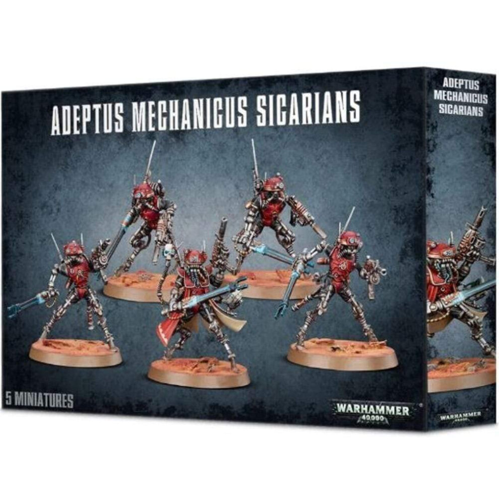 Games Workshop 99120116003 Adeptus Mechanicus Sicarians Action Figure  12 years to 99 years  Black