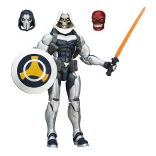 Marvel 6 Inch Legends Mercenaries of Mayhem Taskmaster-actiefiguur (bouw rode schedel)