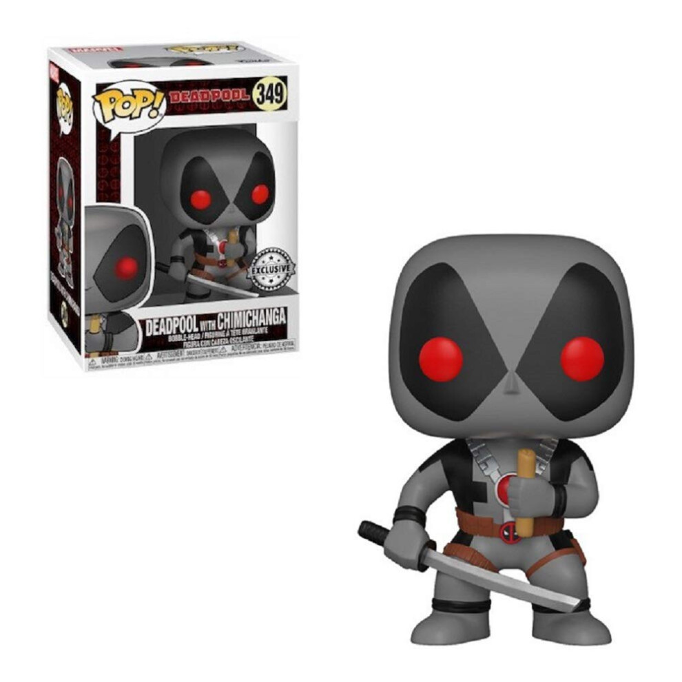 Funko Pop Marvel: Deadpool with Chimichanga Collectible Figure  Multicolor