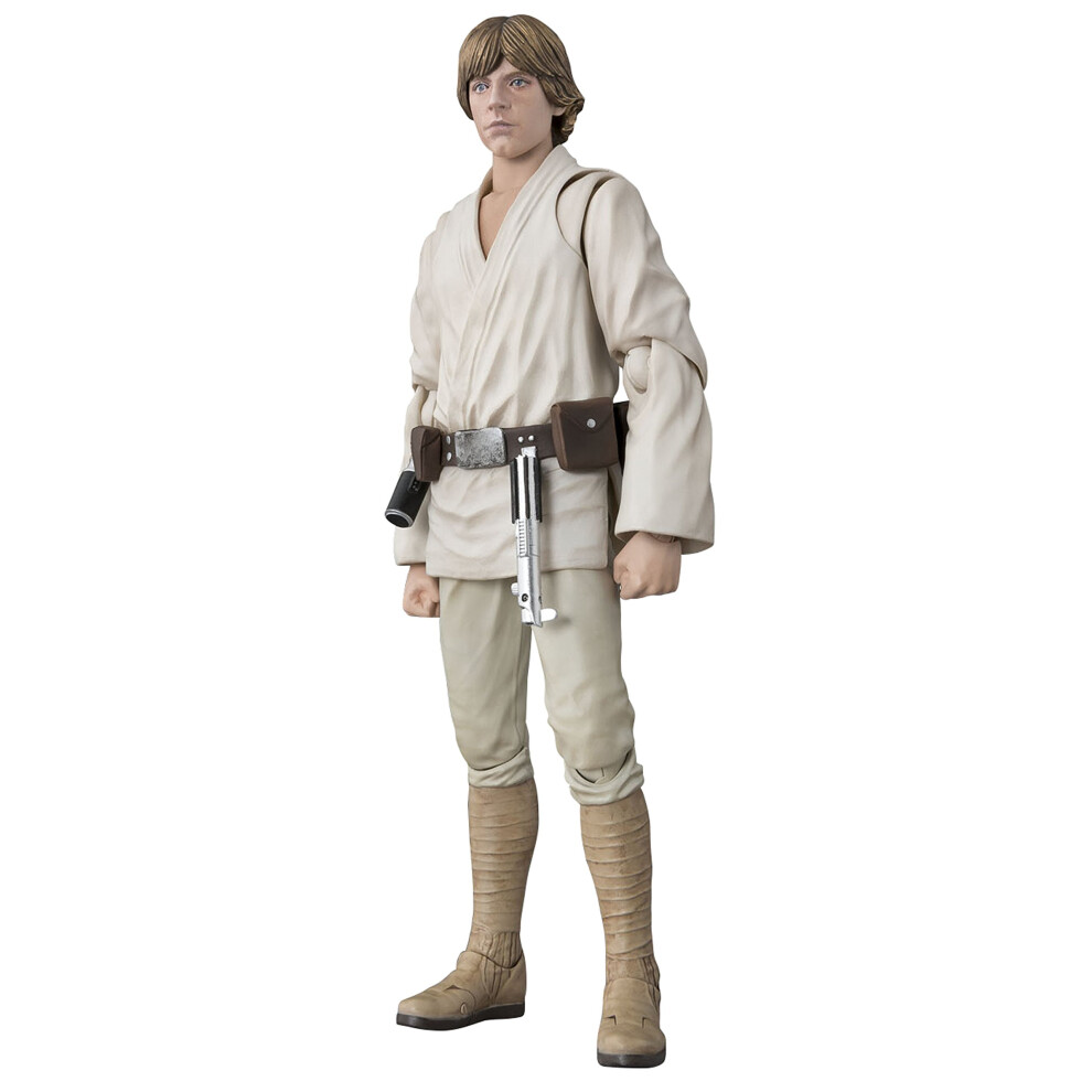 Bandai S.H Figuarts Star Wars Luke Skywalker (A New Hope)?About 150mm ABS u0026 PVC Painted Action Figure