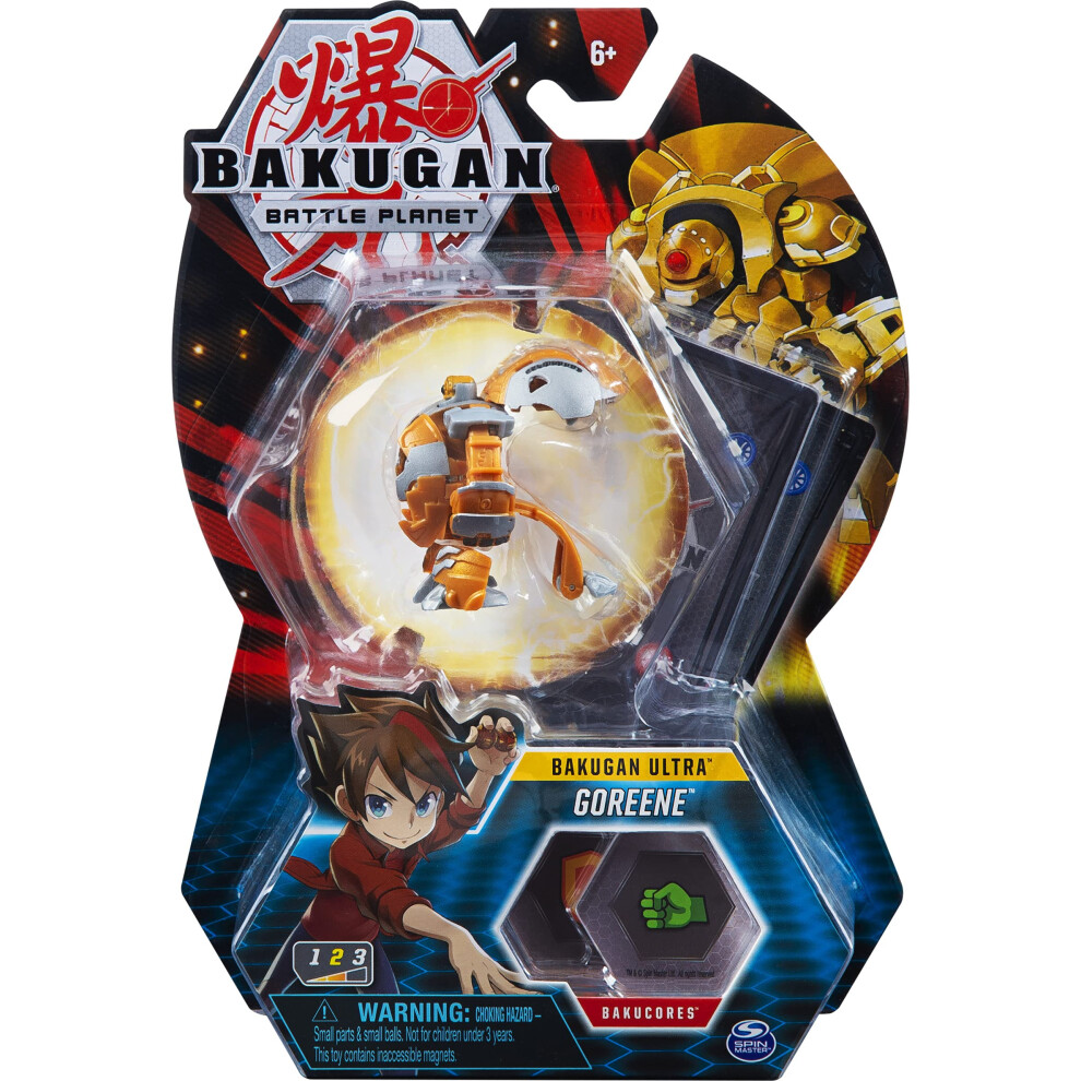 Bakugan Ultra  Goreene  3-inch Collectible Action Figure and Trading Card  for Ages 6 and Up