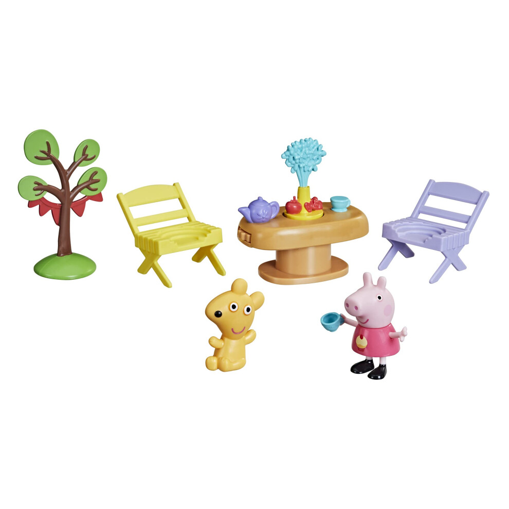 Peppa Pig Peppa's Adventures Tea Time with Peppa Accessory Set Preschool Toy  Figure and 5 Accessories  for Ages 3 and up