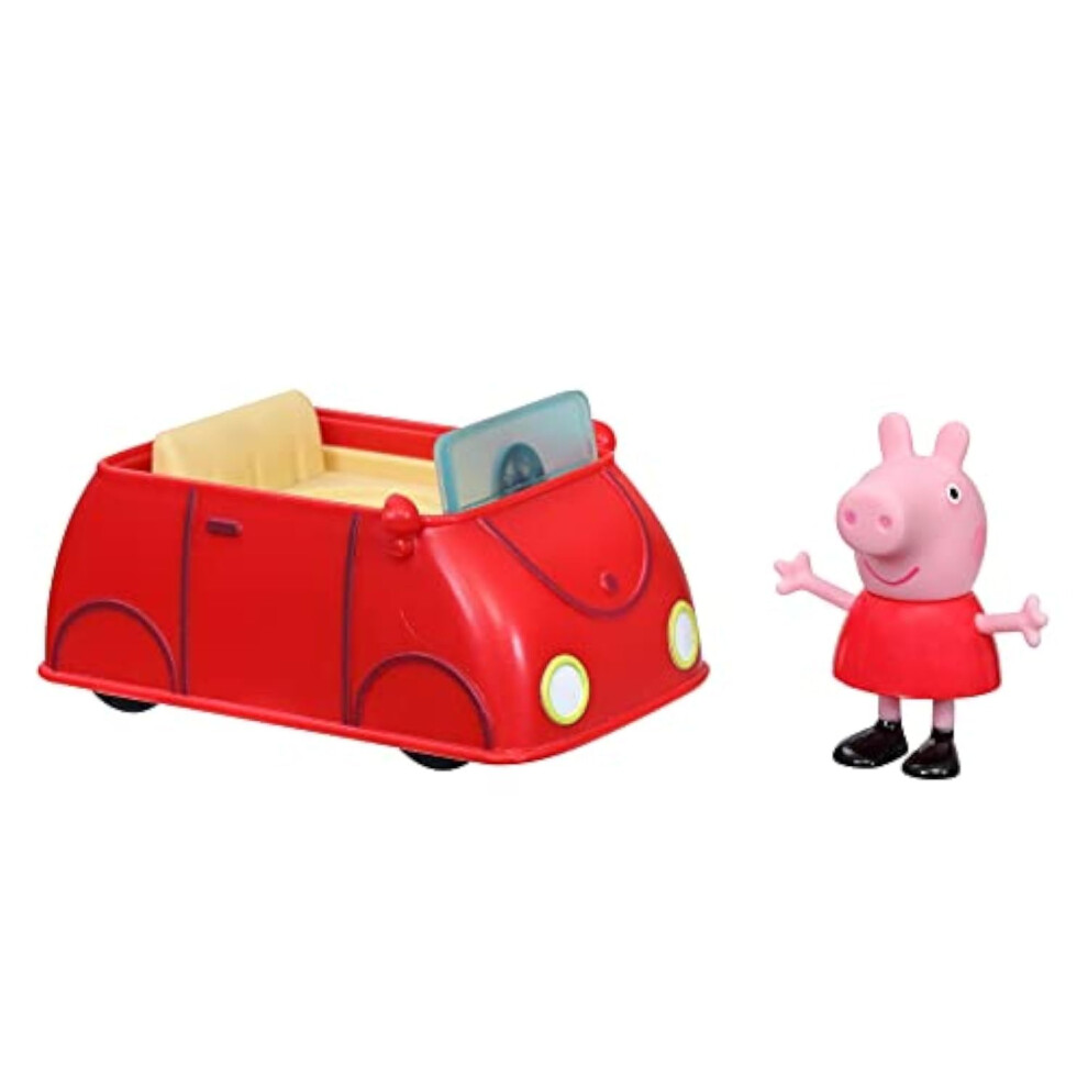 Peppa Pig Peppa's Adventures Little Red Car Toy Includes 3-inch Figure  Inspired by The TV Show  for Preschoolers Ages 3 and Up