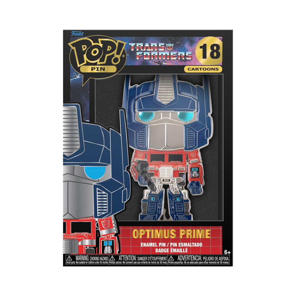 Funko Pop! Sized Pins: Transformers - Optimus (Styles May Vary  with Possible Chase Variant)