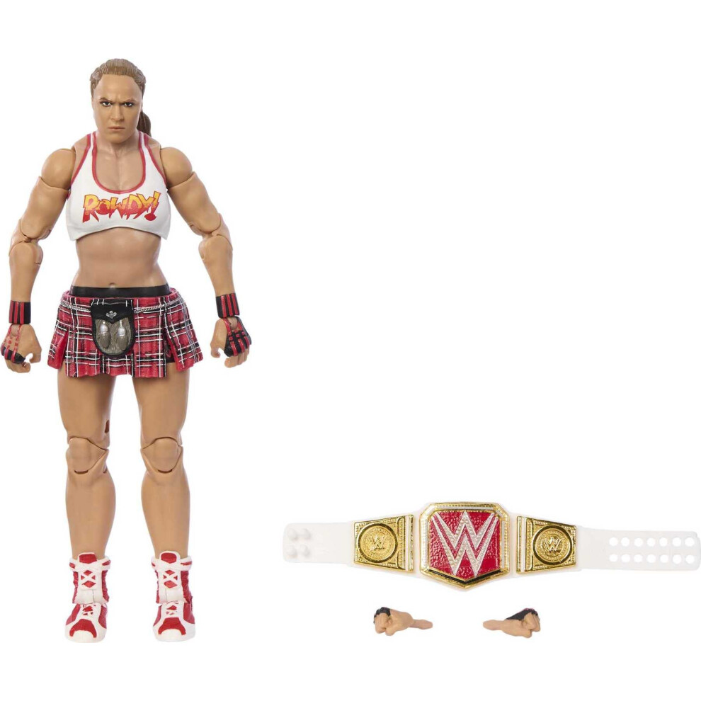 Mattel WWE Ronda Rousey Top Picks Elite Collection Action Figure  Articulation & Life-Like Detail  Interchangeable Accessories  6-inch