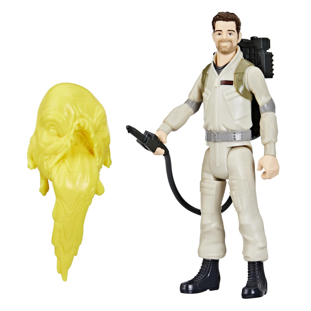 Ghostbusters Fright Features Gary Grooberson Action Figure with Ecto-Stretch Tech Pukey Ghost Toy Accessory  Toys for Kids Ages 4+