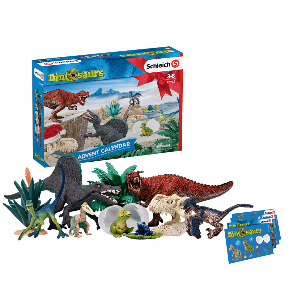 Schleich North America 97982 Dinosaurs Advent Calendar 2019  Multicoloured