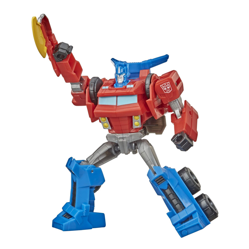 Transformers Bumblebee Cyberverse Adventures Warrior Class Optimus Prime Action Figure Toy  Repeatable Attack Move  Ages 6 and Up  5.4-inch