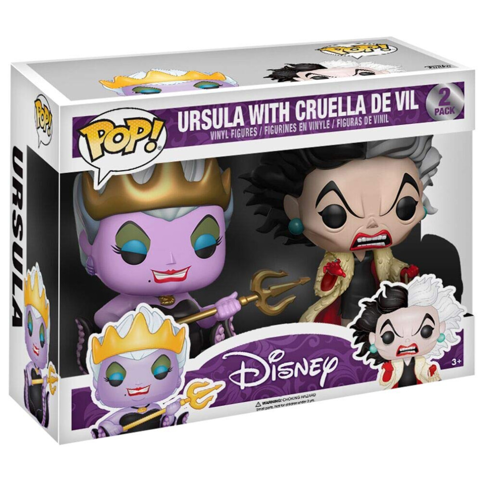 Funko POP! Ursula with Cruella De Vil 2-Pack