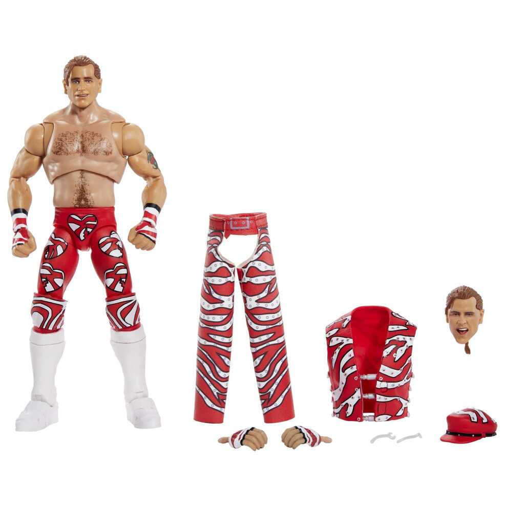 Mattel WWE Action Figures | WWE Shawn Michaels Ultimate Edition Fan TakeOver Collectible Figure with Accessories | Gifts for Kids and Collec