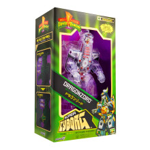 Super7 Super Cyborg Mighty Morphin Power Rangers Dragonzord (Clear) - 11" Actionfigur