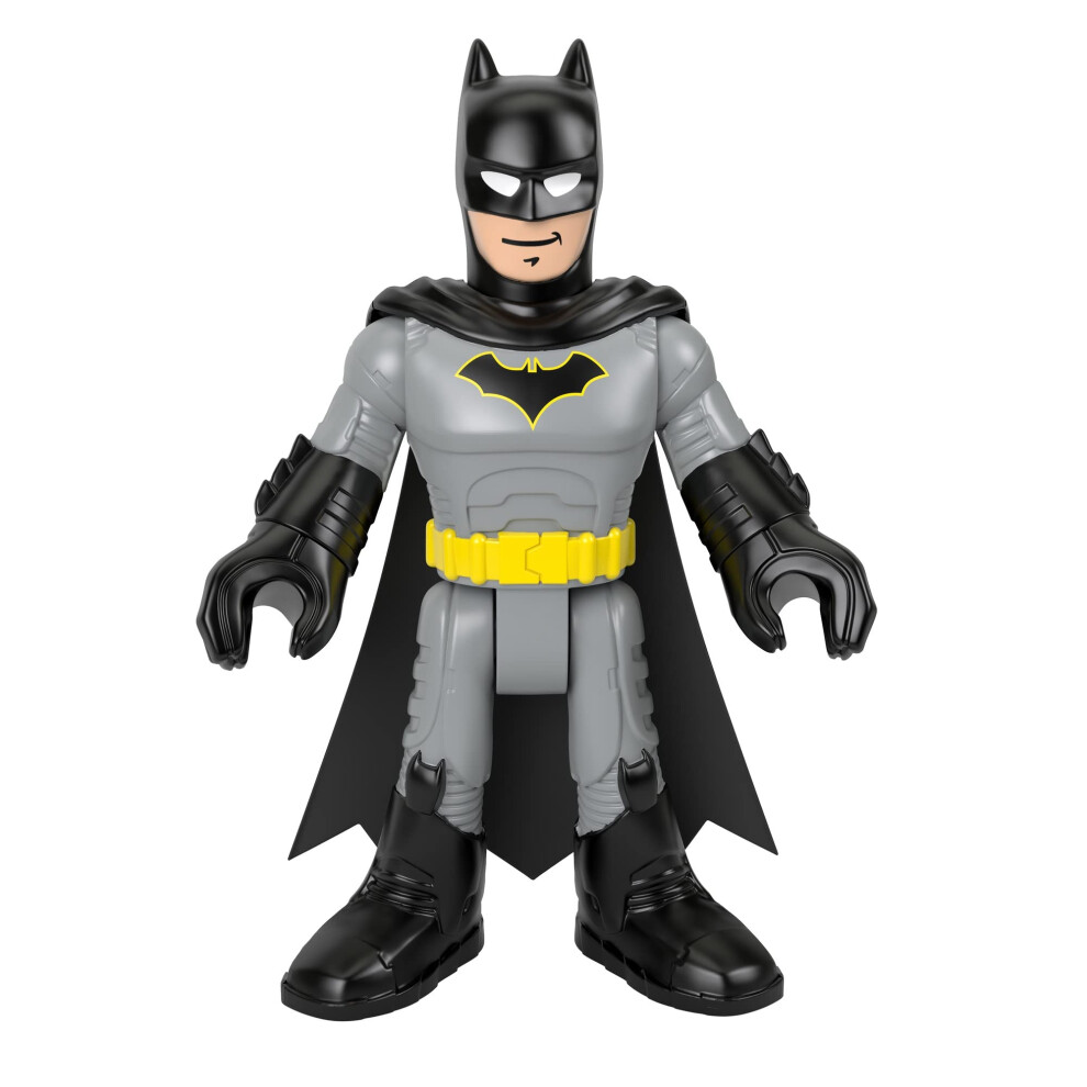 Fisher-Price Imaginext DC Super Friends Preschool Toy Batman XL 10-Inch Poseable Figure  Caped Crusader  for Pretend Play Kids Ages 3+ Years