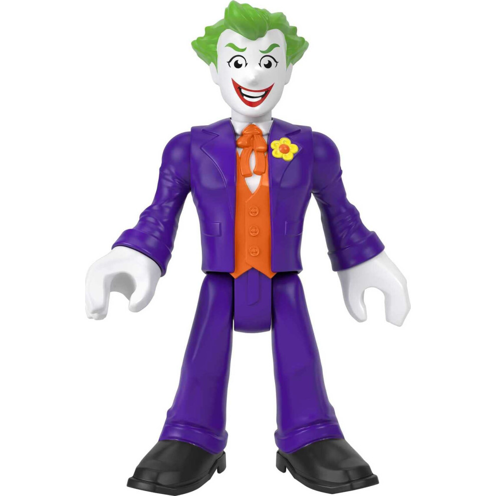 Fisher-Price Imaginext DC Super Friends Preschool Toys The Joker XL 10-Inch Poseable Figure for Pretend Play Ages 3+ Years