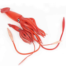 Gemini & Genius Squids Marine Animal World Toys Realistic Hand Painted Squid and Cub Set Ocean Action Figures Beach Bath Swimming Toys For Kids R