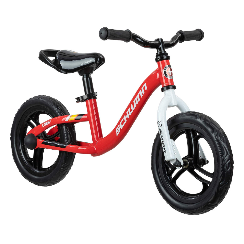 Schwinn Koen & Elm Toddler Balance Bike  12-Inch Wheels  Kids Ages 1.5-4 Years Old  Rider Height 28-38-Inches  Training Wheels Not Included