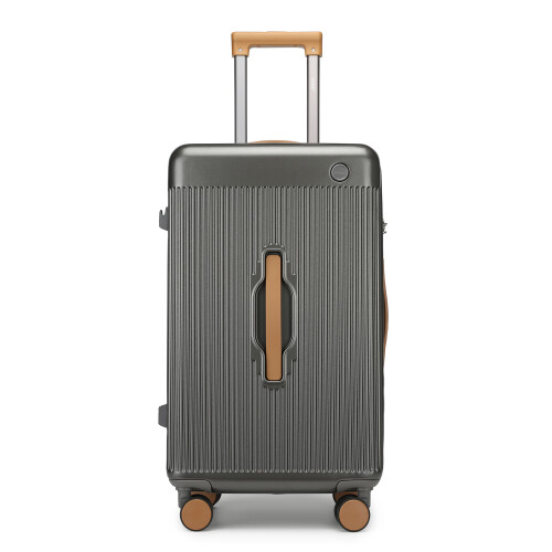 (Grey) 24 Inch Hard Shell Check-In Suitcase With TSA Lock And Multi-Handle 2