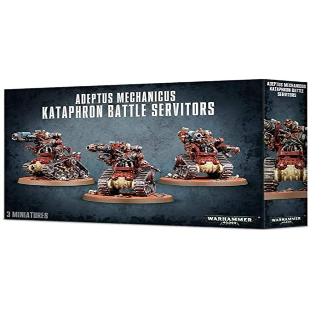 Games Workshop 99120116020"" Adeptus Mech Kataphron Battle Servitors Plastic Kit  Black