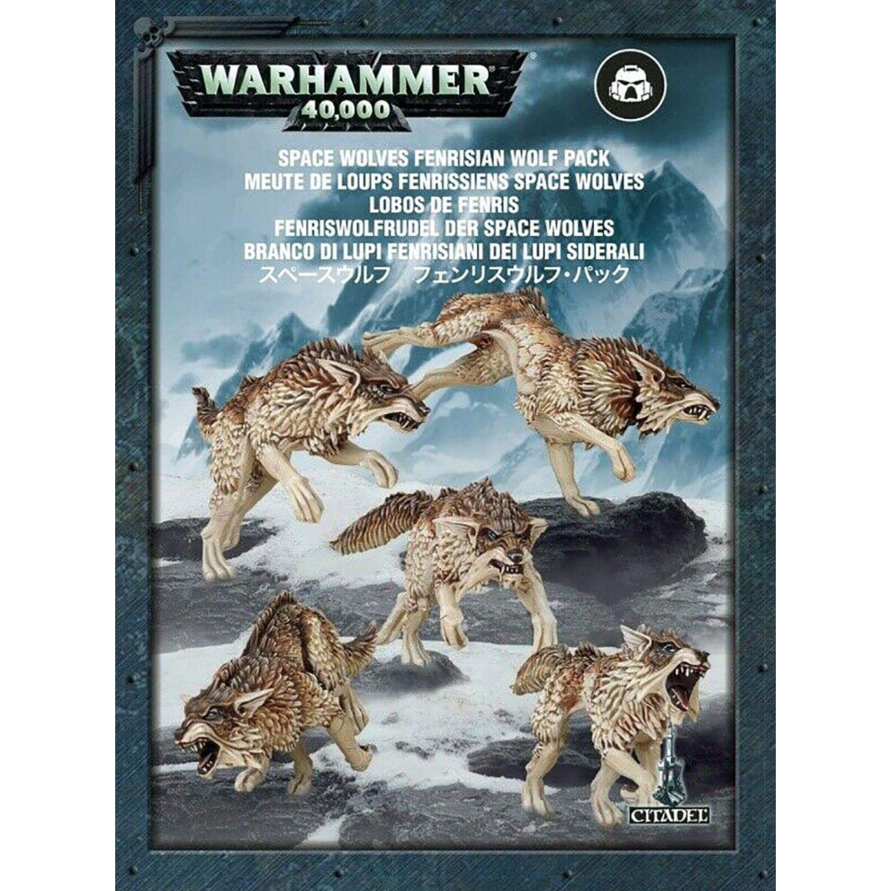 Games Workshop 99120101221"" Space Wolves Fenrisian Wolf Pack Plastic Kit