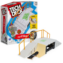 TECH DECK Flip N Grind X-Connect Park Creator Customizable and Buildable Ramp Set with Exclusive Fingerboard Kids Toy for Boys and Girls