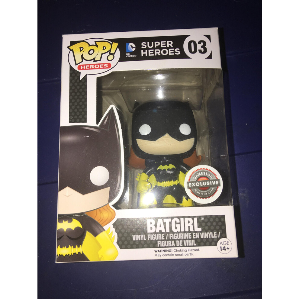 Funko Pop DC Super Heroes Batgirl Black and Yellow Exclusive Vinyl Figure