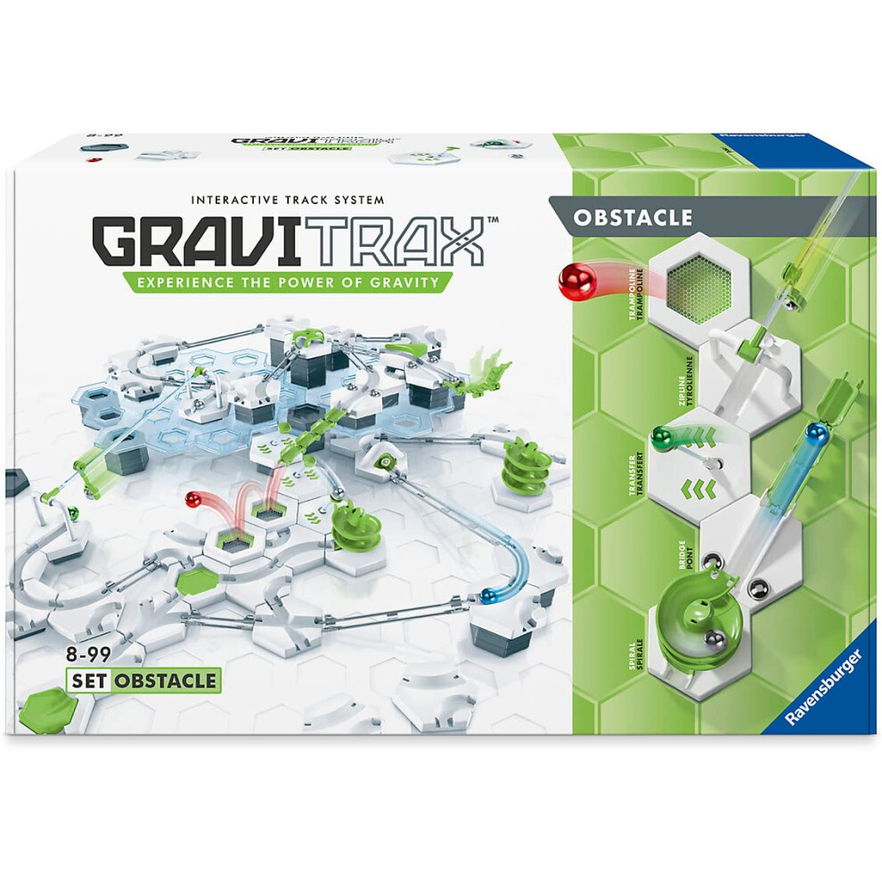 Ravensburger GraviTrax Obstacle Course Set - Innovative Marble Run & STEM Toy for Kids | Gravity-Powered Racetracks | Engaging Brain Game |