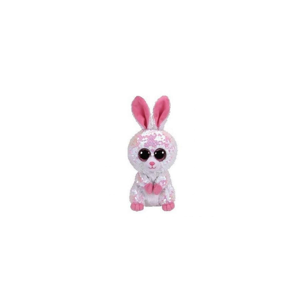 TY- Flippables - TY36678 - Sequins Bonnie The Rabbit Soft Toy  15 cm  Multicoloured