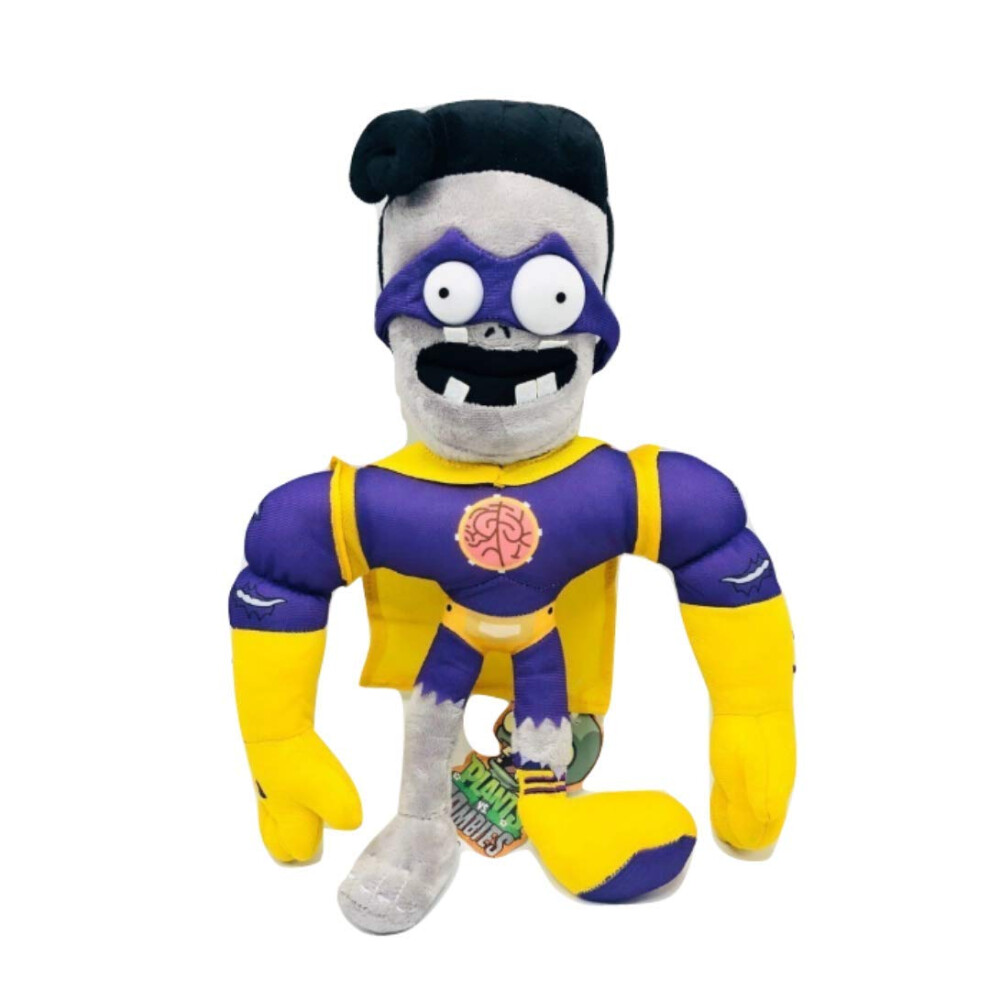 Plants vs Zombies GW2 - Super Brainz PVZ Zombie Plush Toy Stuffed Soft Doll 12"" (Super Brainz)