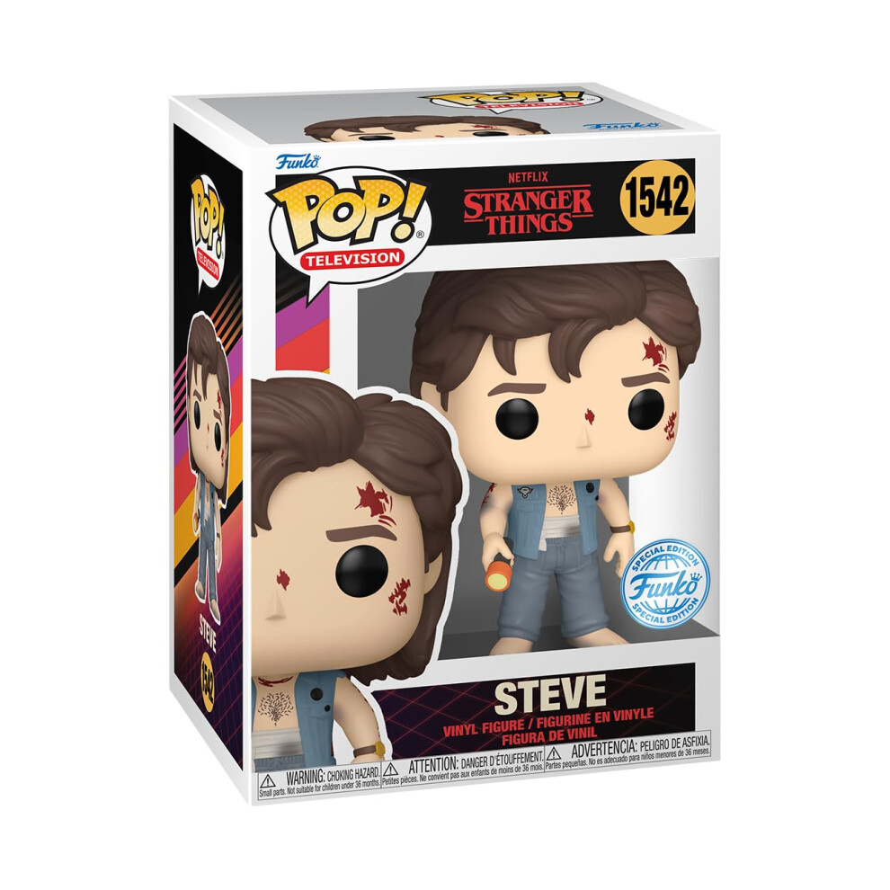 Funko Stranger Things Pop Television Steve Vinyl Figure Hot Topic Exclusive